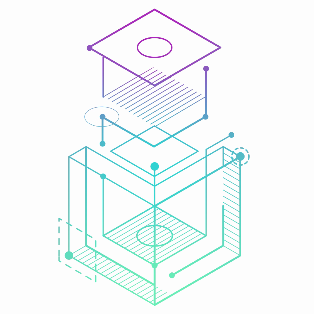 The Kaze cube opened into the layers of the KATO AI stack